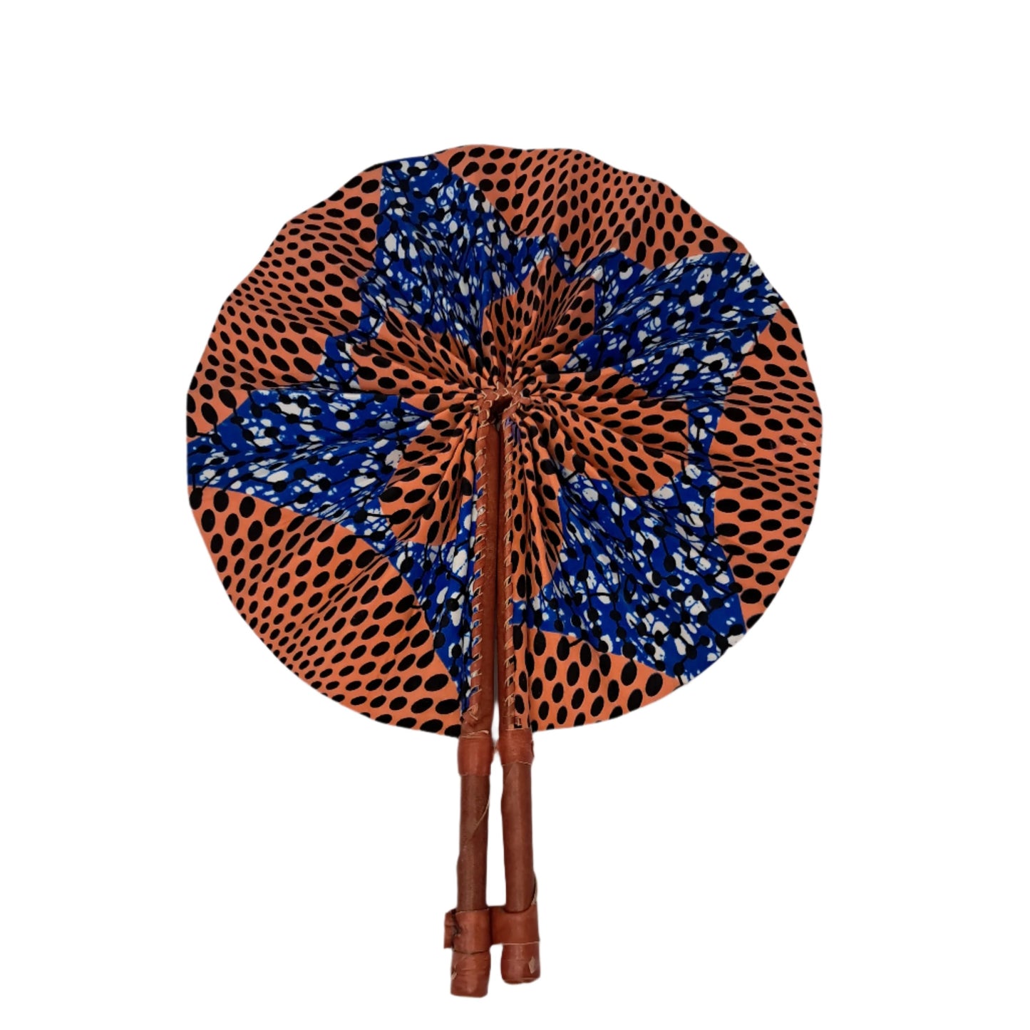Ghanaian Fabric Fan - AB025