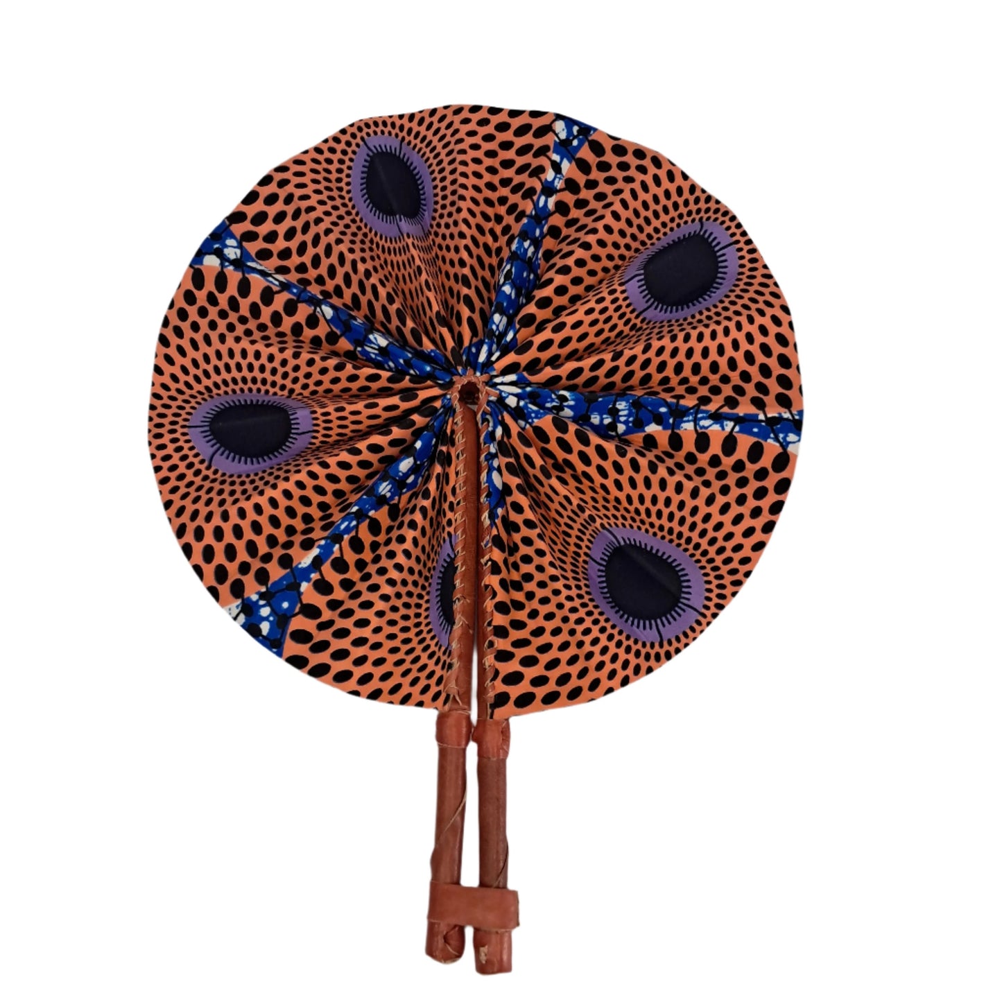 Ghanaian Fabric Fan - AB025