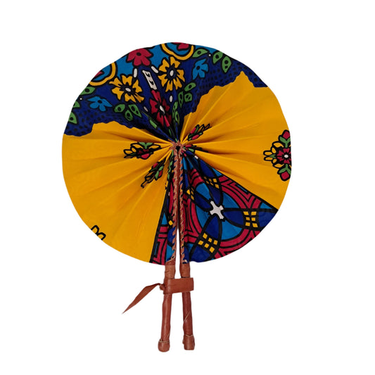 Ghanaian Fabric Fan - AB036