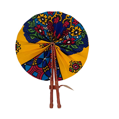 Ghanaian Fabric Fan - AB036