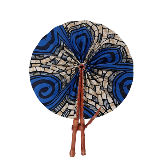 Ghanaian Fabric Fan - AB062