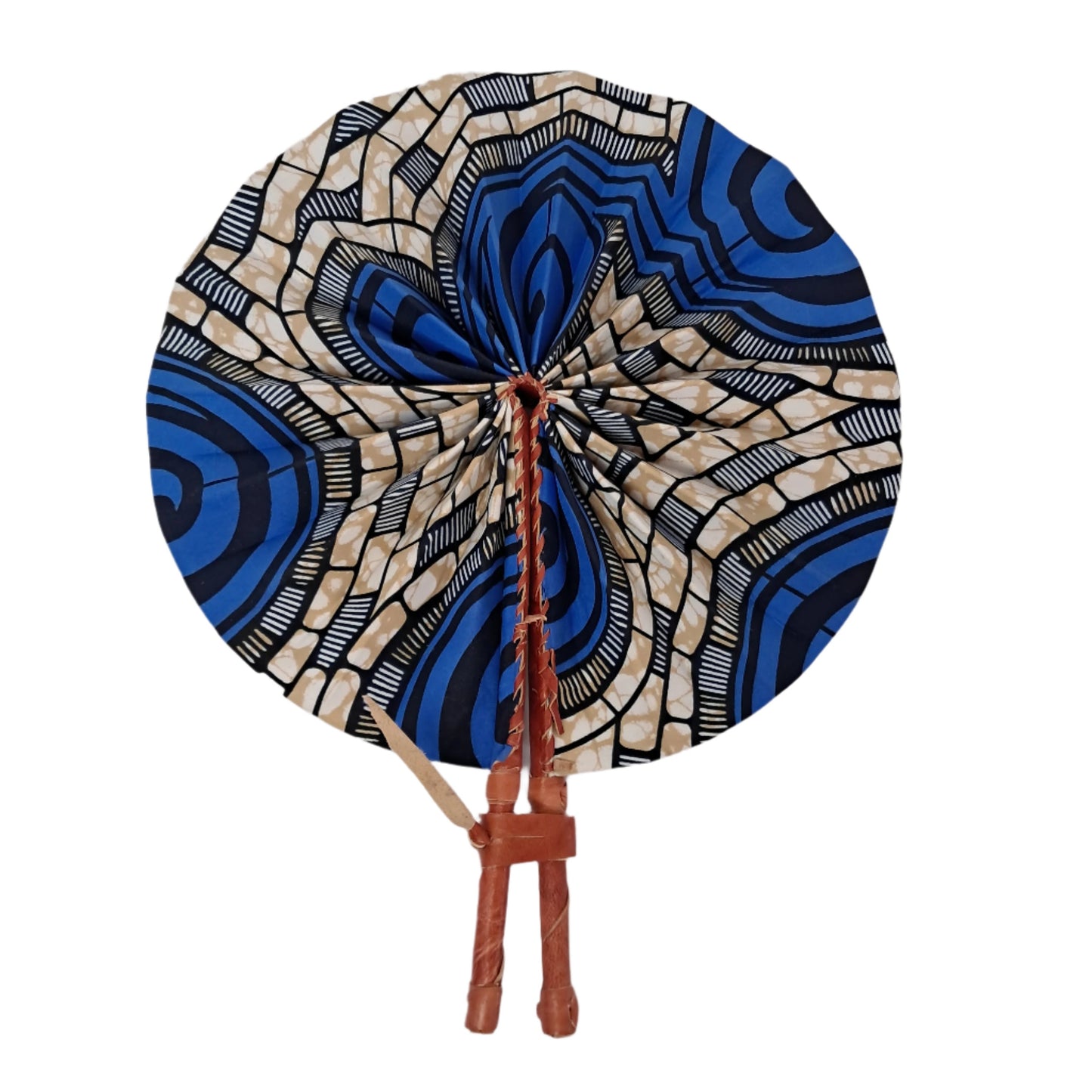 Ghanaian Fabric Fan - AB062