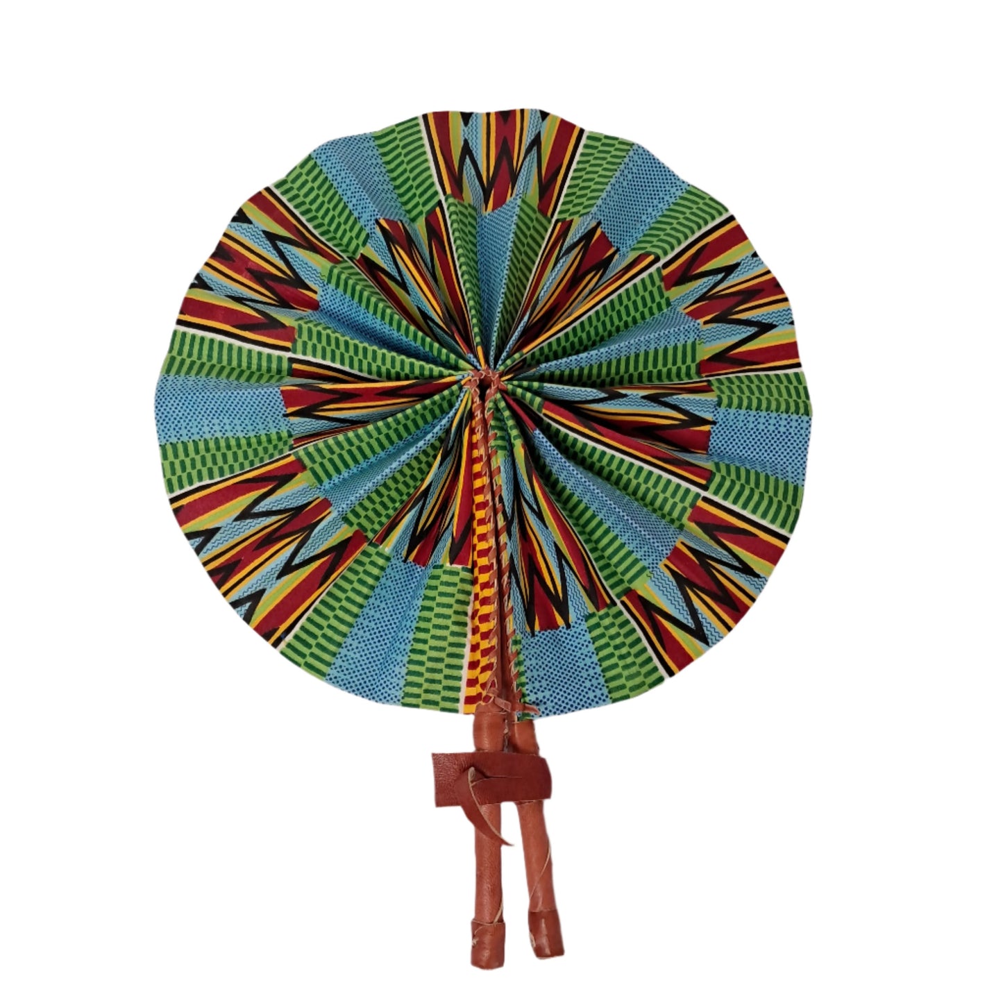 Kente Fabric Fan - AB017
