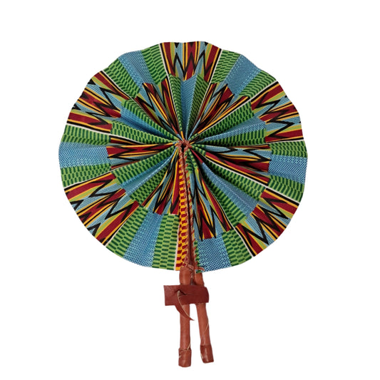 Kente Fabric Fan - AB017