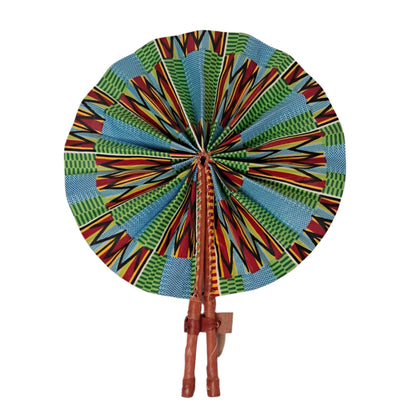 Kente Fabric Fan - AB017