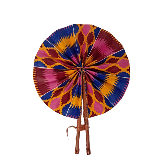 Kente Fabric Fan - AB019