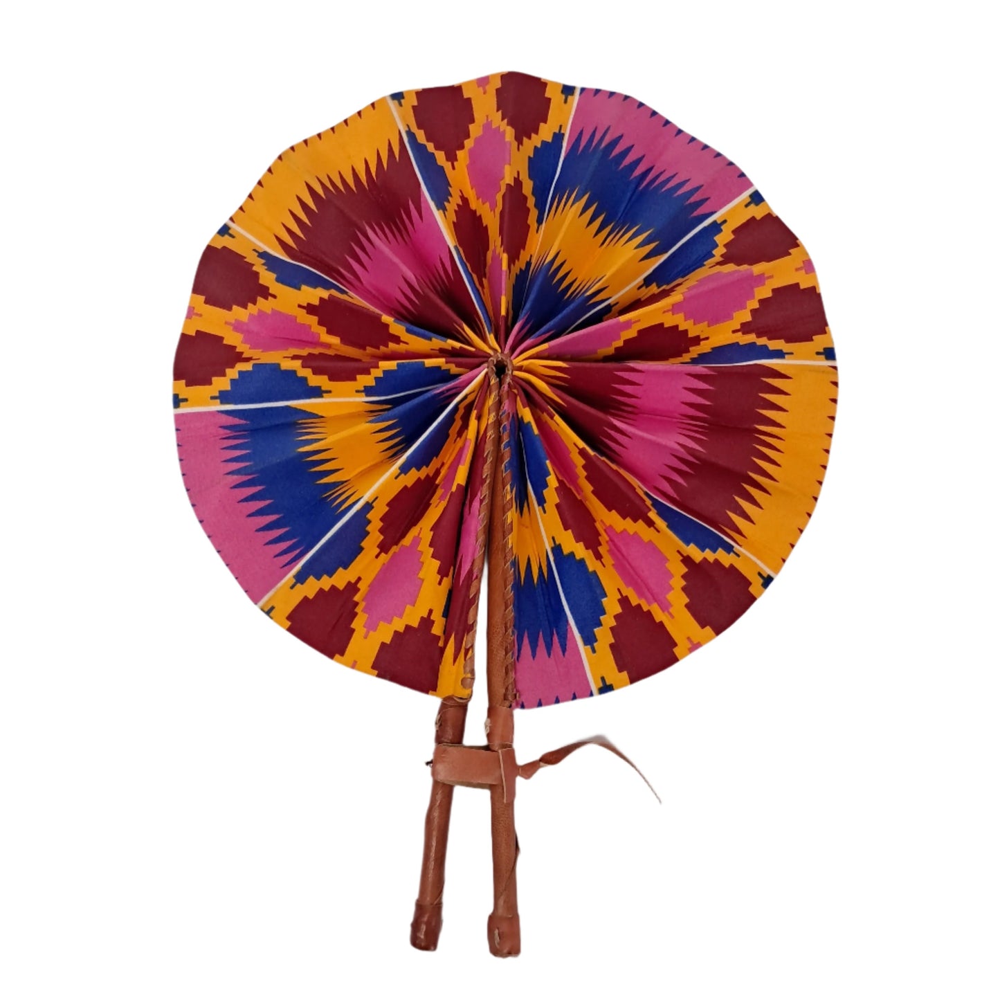 Kente Fabric Fan - AB019