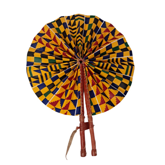 Kente Fabric Fan - AB026