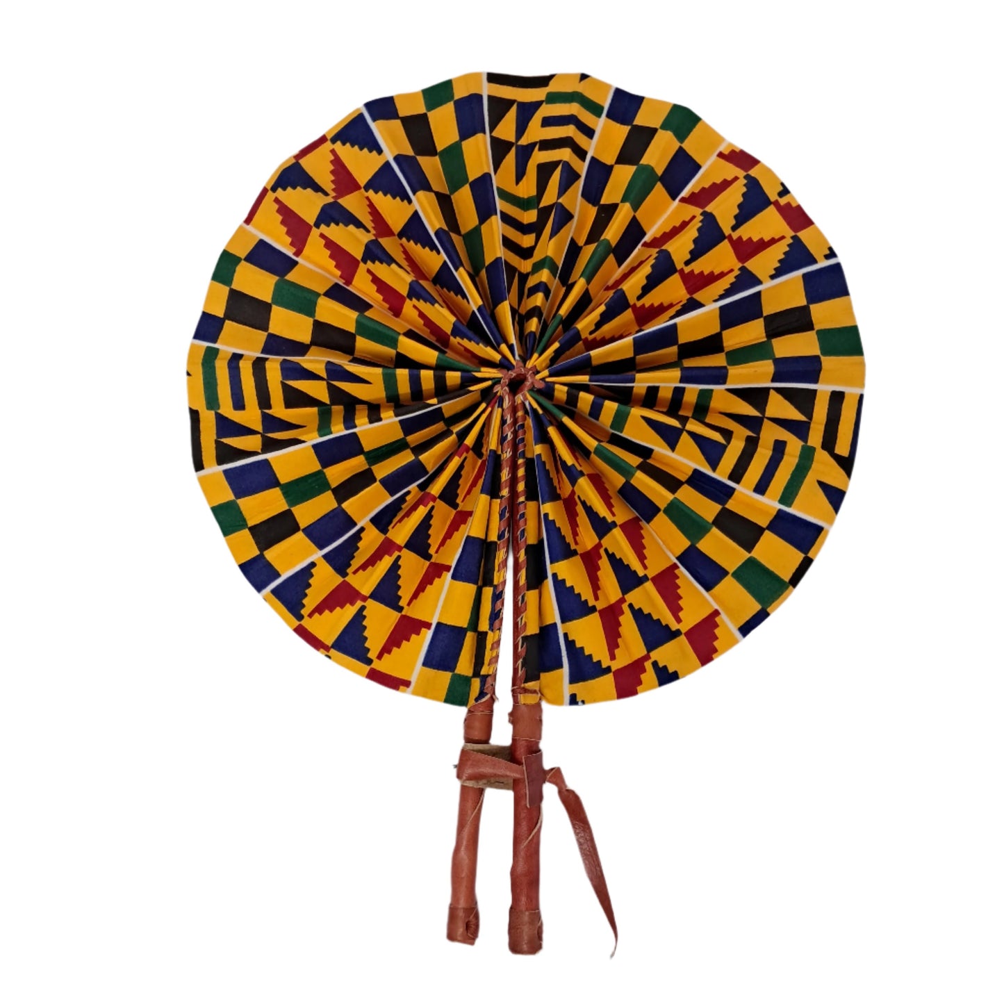 Kente Fabric Fan - AB026
