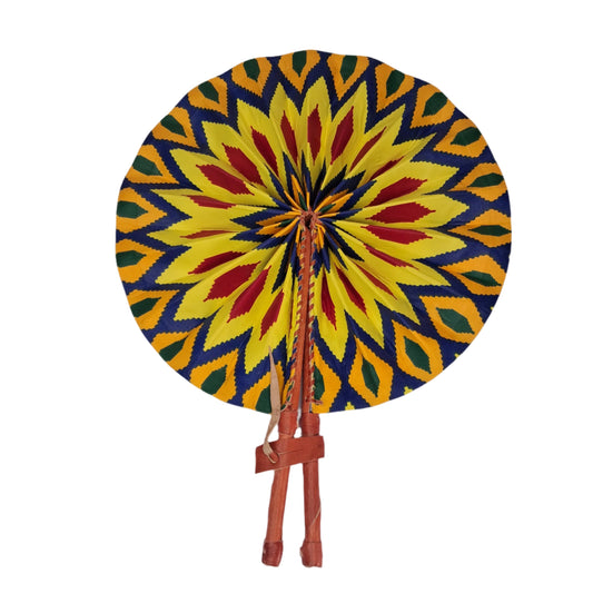 Kente Fabric Fan - AB056
