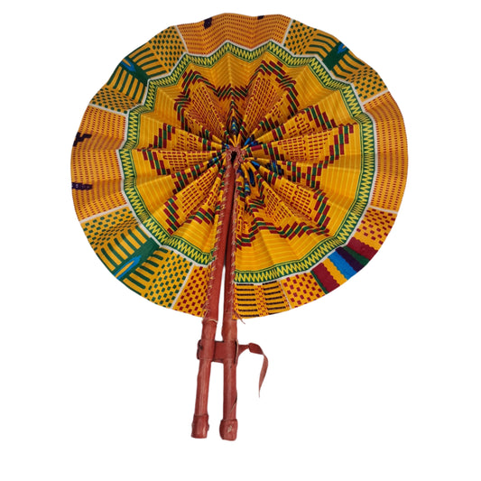 Kente Fabric Fan - AB018