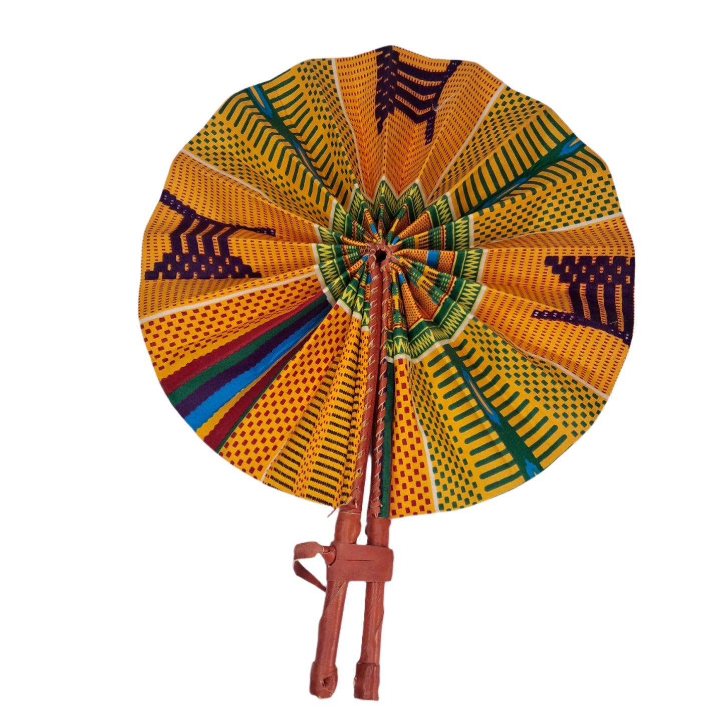 Kente Fabric Fan - AB018