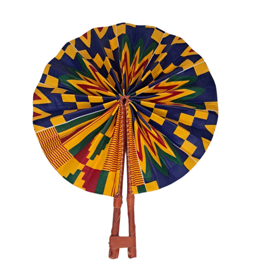 Kente Fabric Fan - AB042