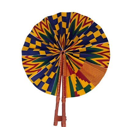 Kente Fabric Fan - AB042