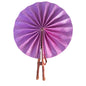 Ghanaian Plain Fabric Fan - PF004 lavender