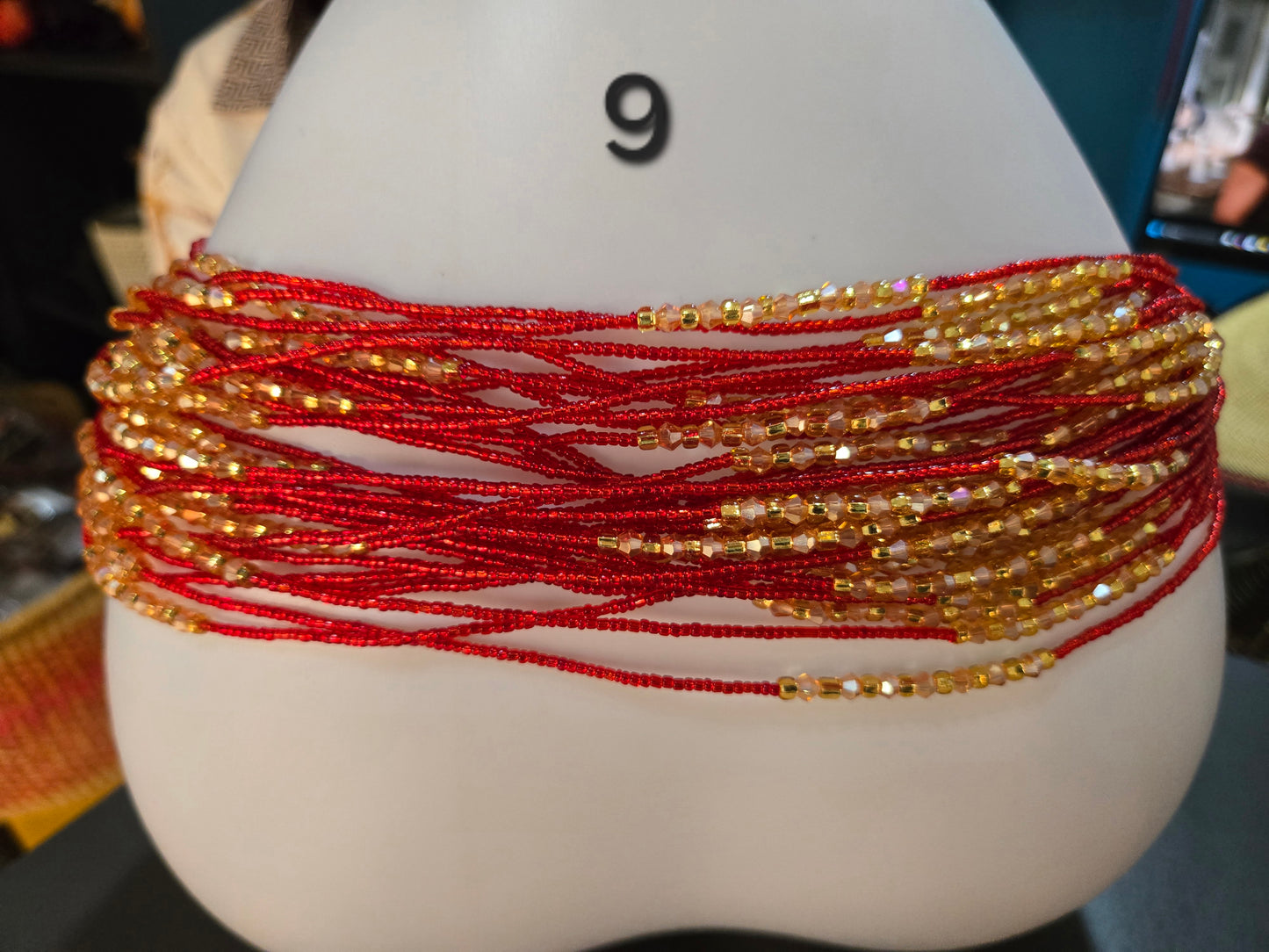 50 pcs Waist Beads African Jewelry from Ghana