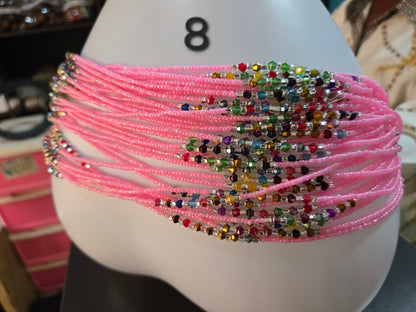 50 pcs Waist Beads African Jewelry from Ghana