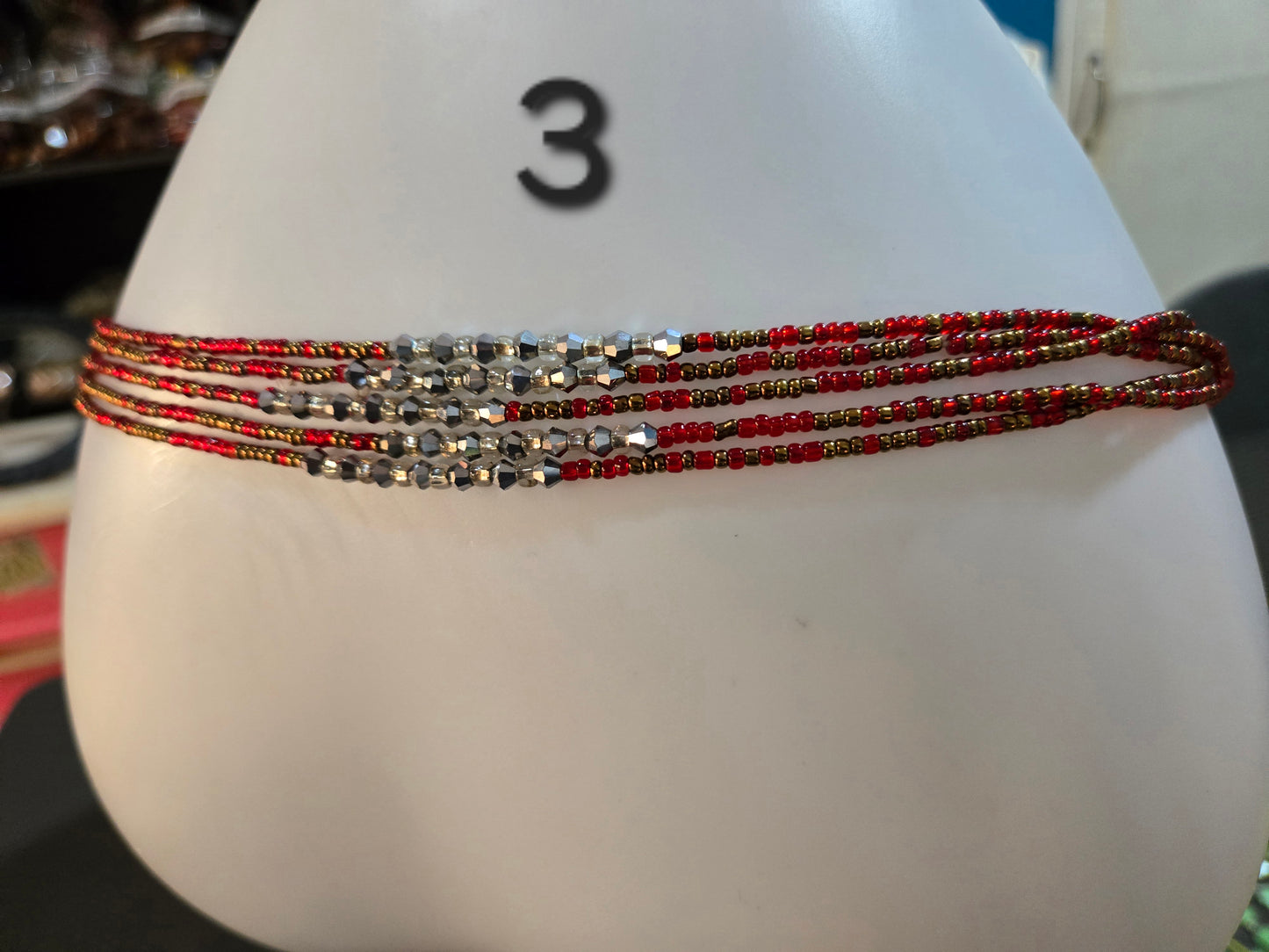 50 pcs Waist Beads African Jewelry from Ghana