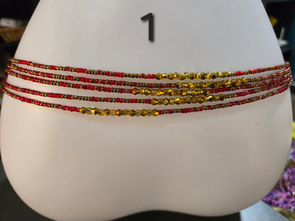 50 pcs Waist Beads African Jewelry from Ghana