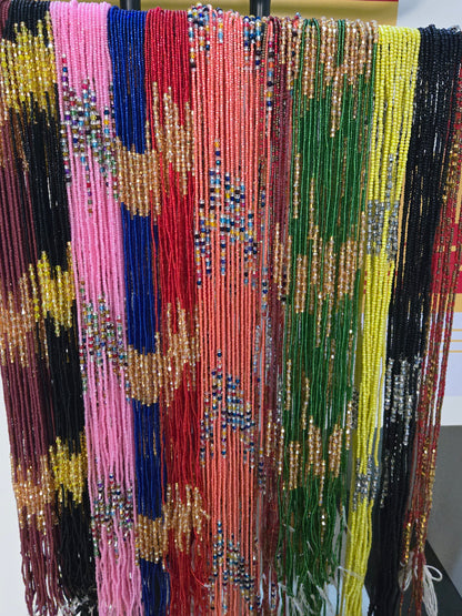 50 pcs Waist Beads African Jewelry from Ghana