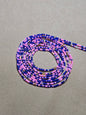 Pink and Blue Waist Beads – Handmade African Tie-On