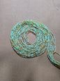 Gold and Mint Green Waist Beads – Handmade African Tie-On