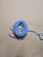 Blue Waist Beads with Crystals – Handmade African Tie-On