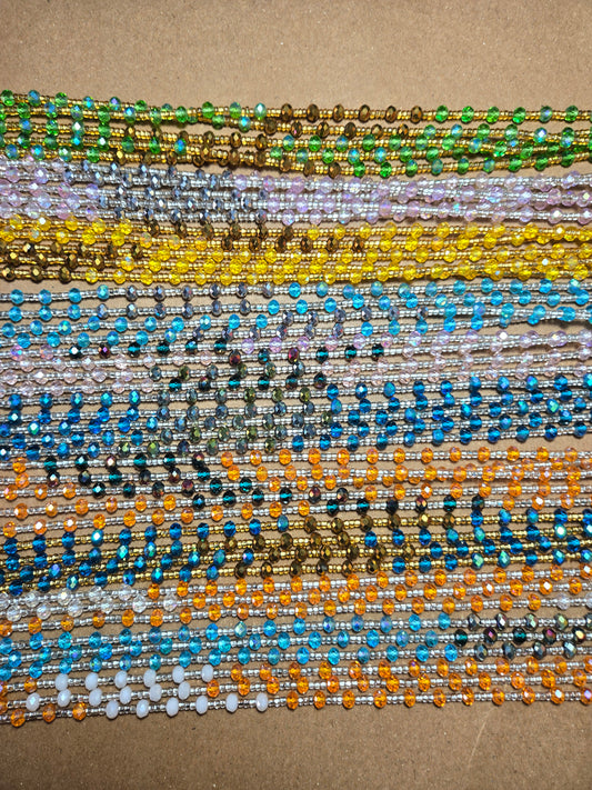 Assorted Crystal Waist Beads - Wholesale