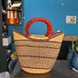 Adinkra U Shopper Basket - Medium