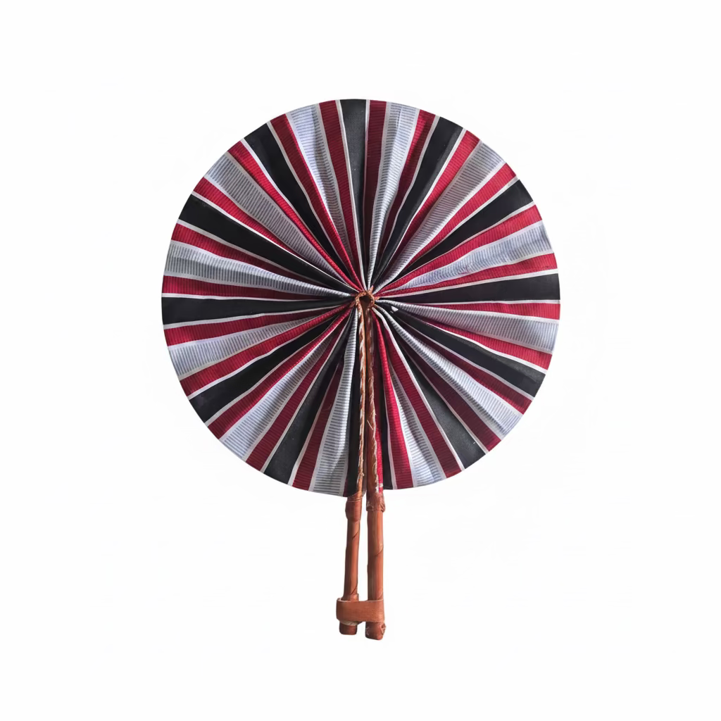 Foldable fabric fan 