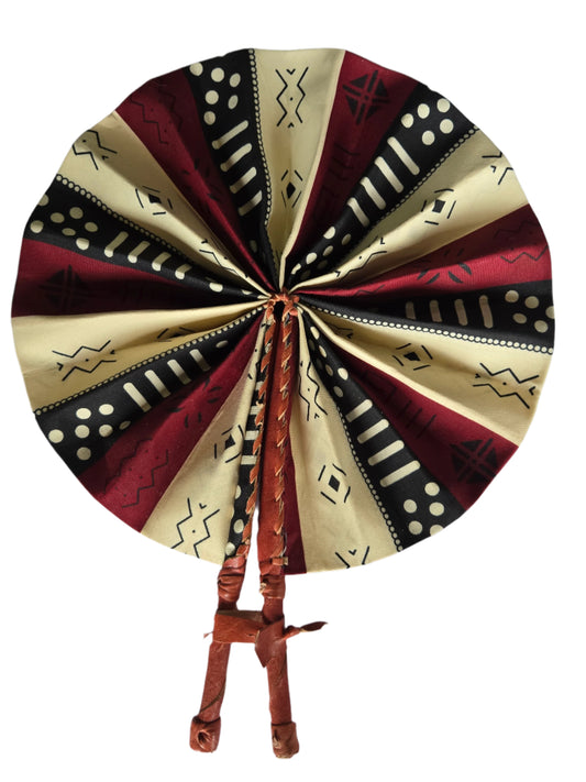 Ghanaian Fabric Fan - AB103