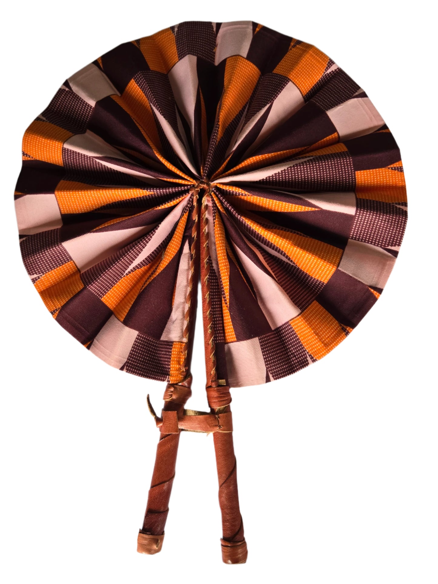 Ghanaian Fabric Fan - AB104