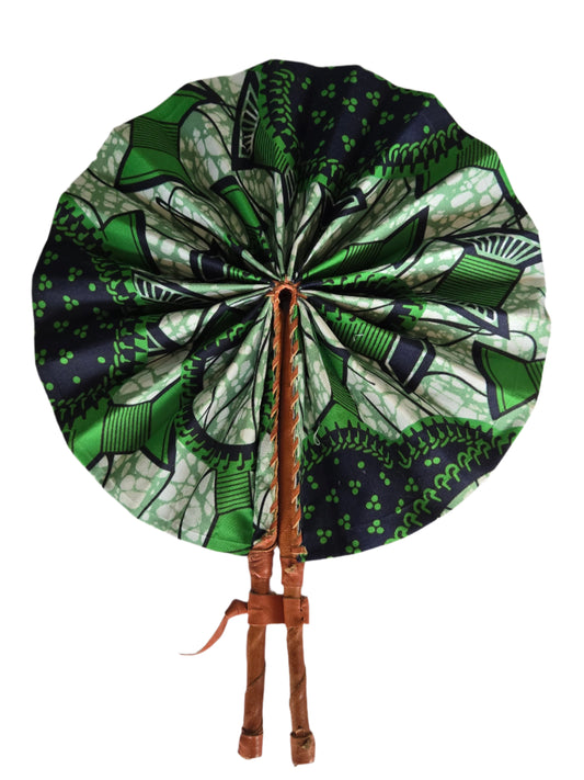 Ghanaian Fabric Fan - AB106