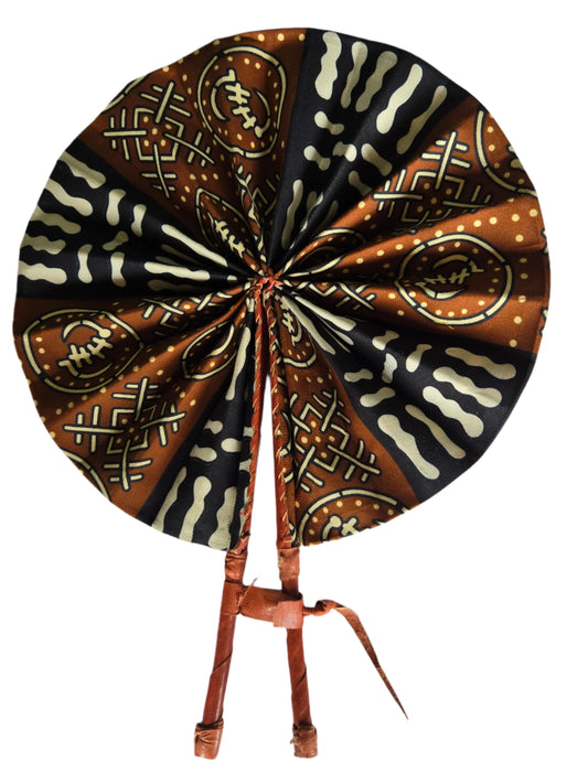 Ghanaian Fabric Fan - AB107