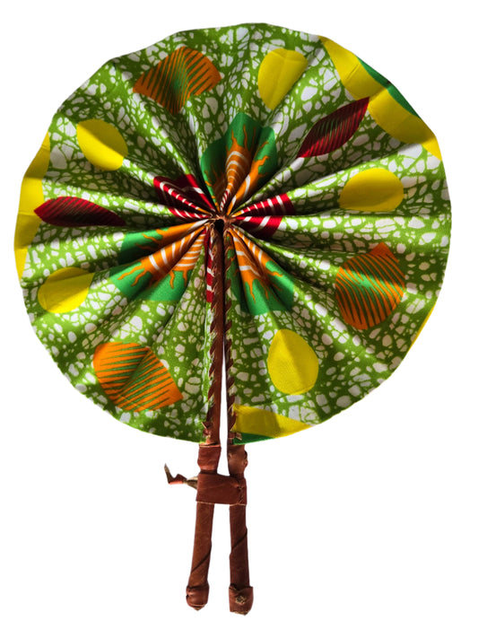 Ghanaian Fabric Fan - AB110