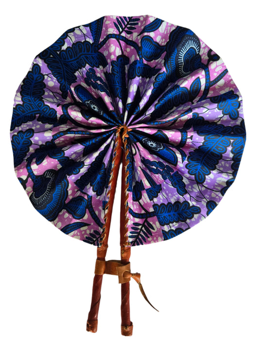 Ghanaian Fabric Fan - AB115