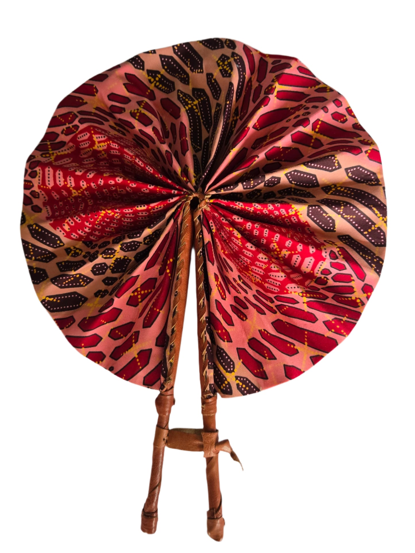Ghanaian Fabric Fan - AB116