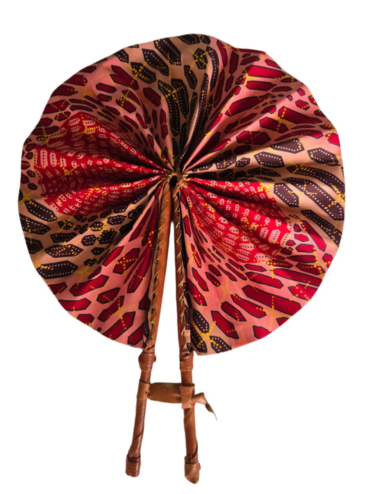 Ghanaian Fabric Fan - AB116
