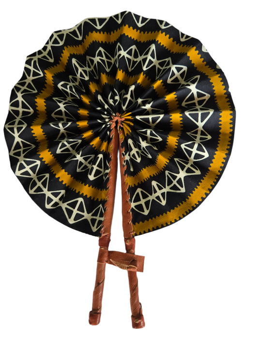 Ghanaian Fabric Fan - AB118