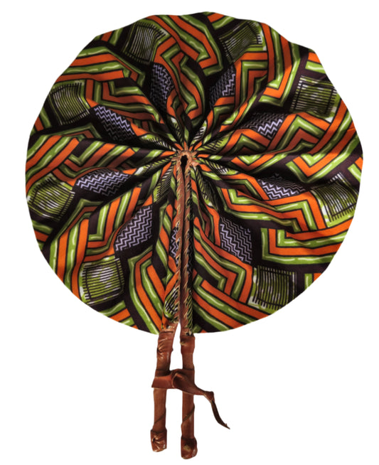 Ghanaian Fabric Fan - AB119
