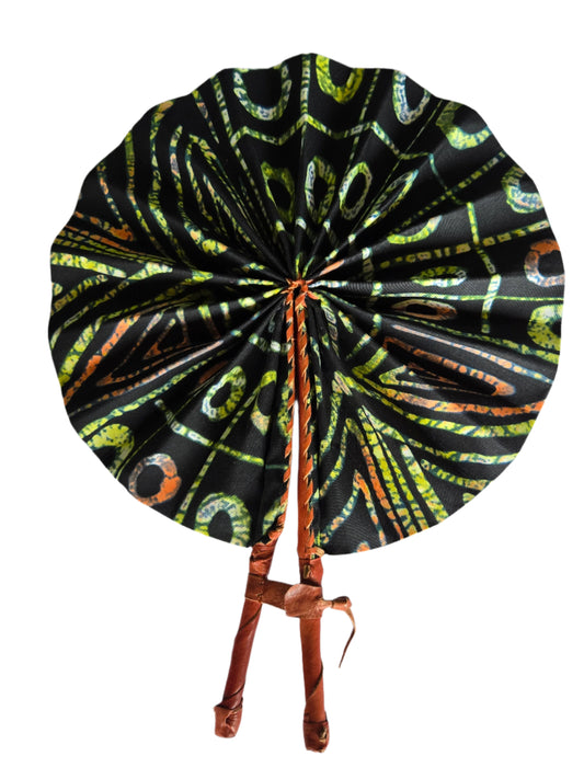 Ghanaian Fabric Fan - AB120