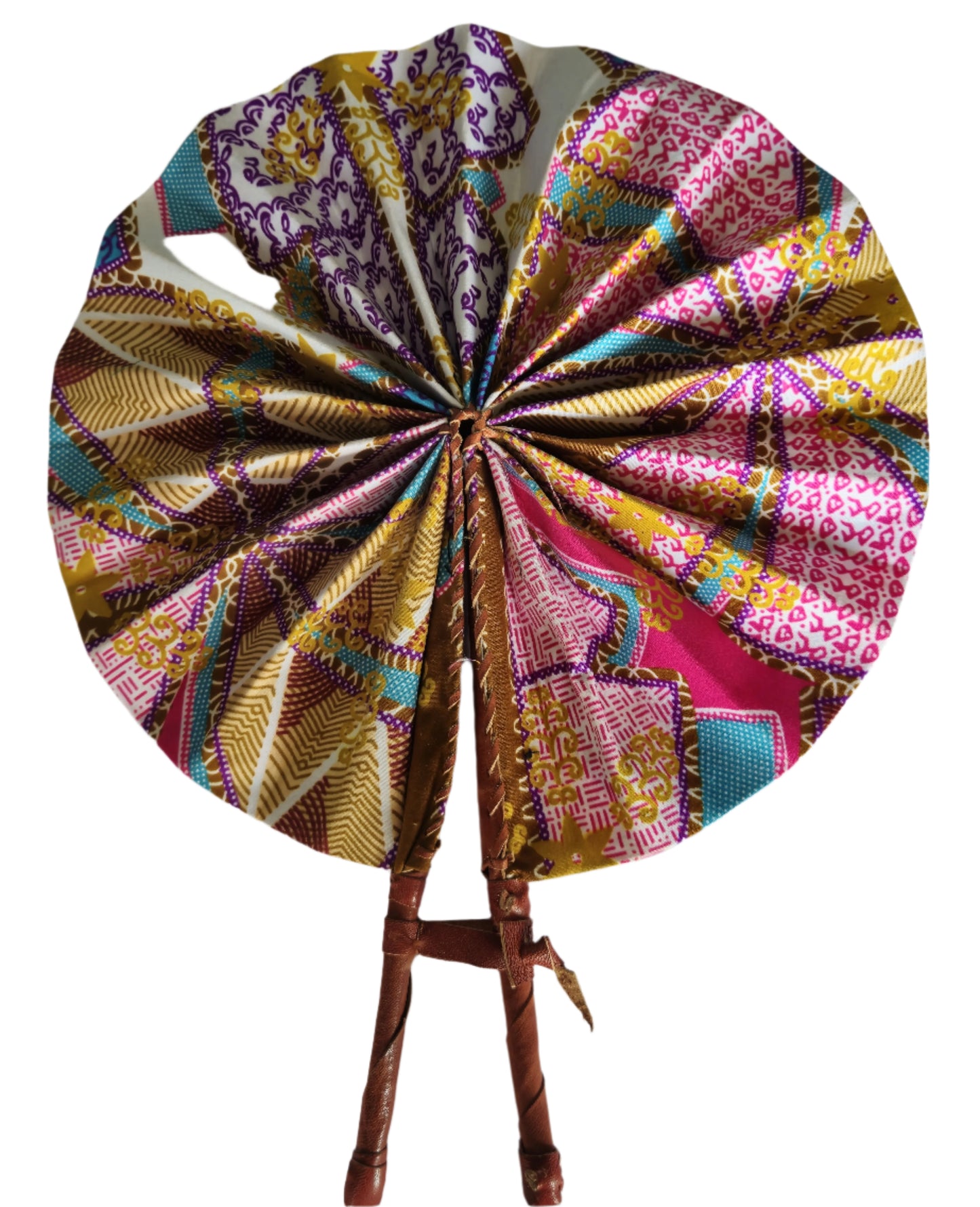 Ghanaian Fabric Fan - AB121