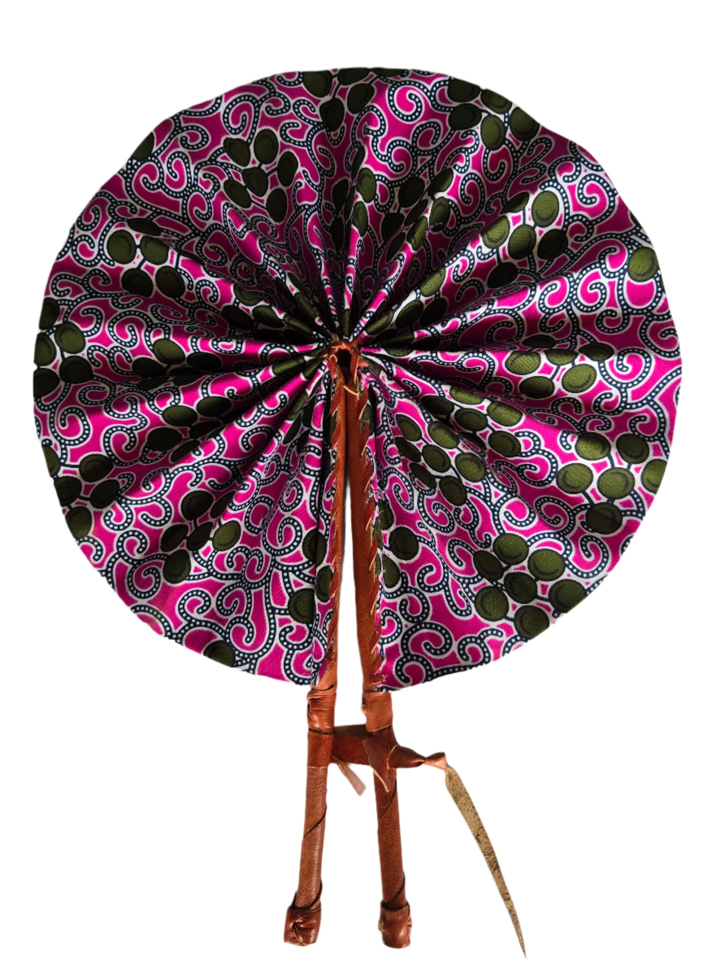 Ghanaian Fabric Fan - AB123