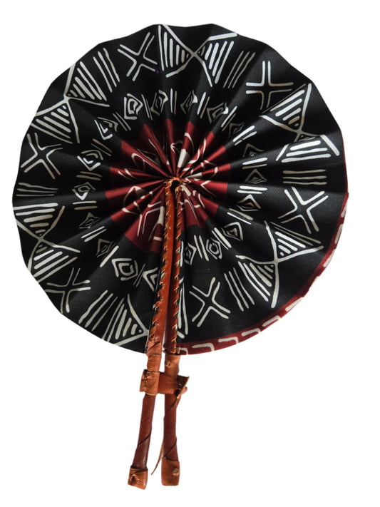 Ghanaian Fabric Fan - AB124