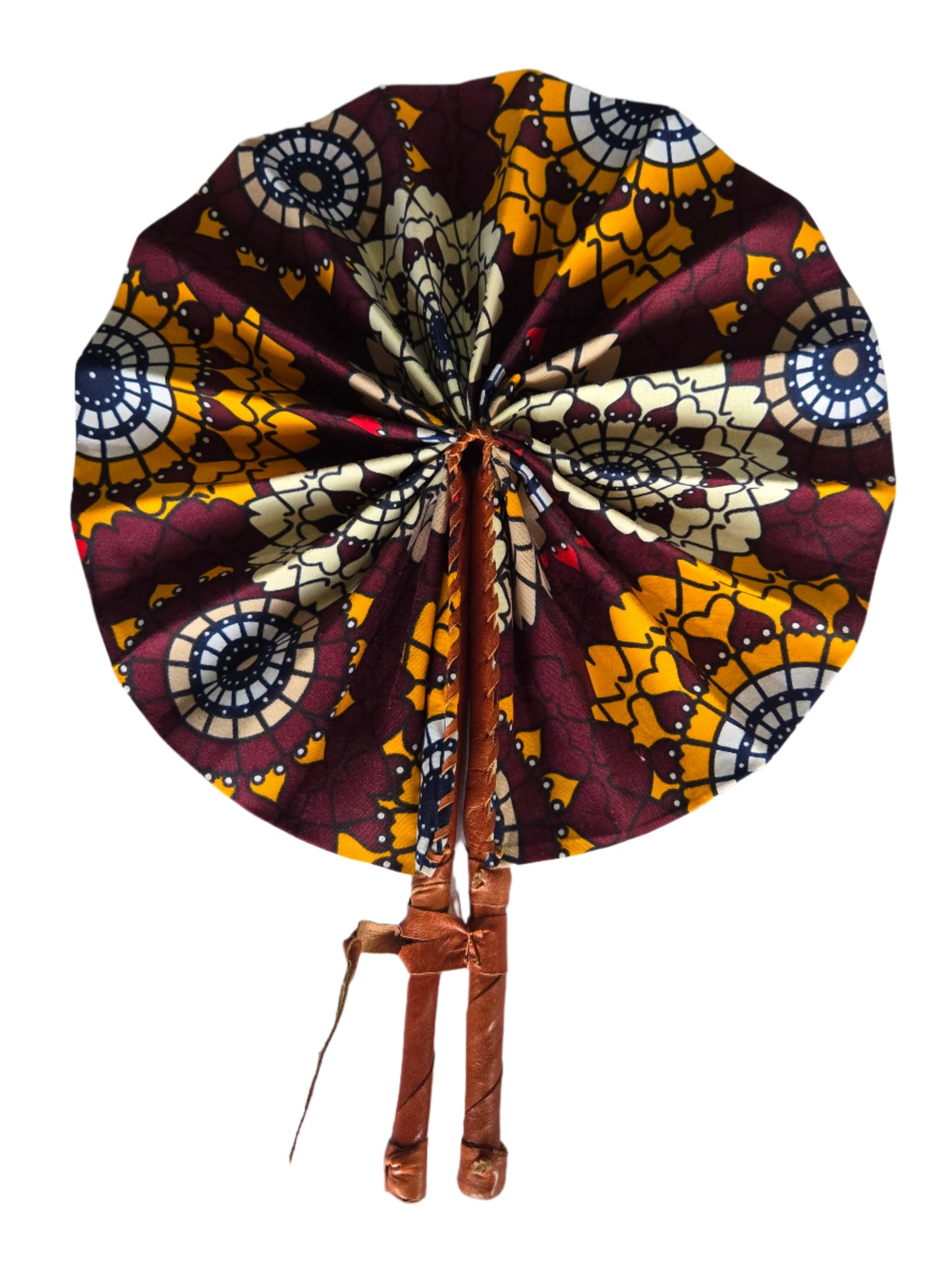 Ghanaian Fabric Fan - AB125