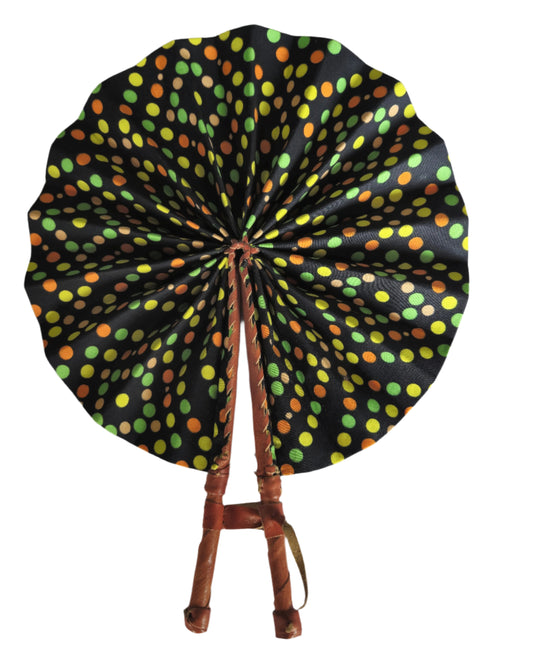 Ghanaian Fabric Fan - AB127