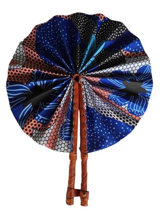 Ghanaian Fabric Fan - AB057