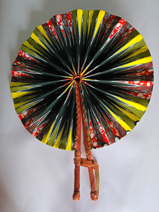 Ghanaian Fabric Fan - AB006