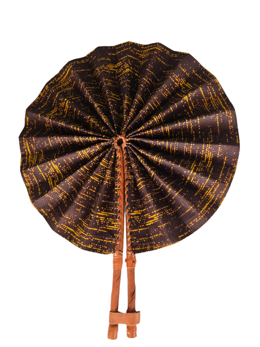 Ghanaian Fabric Fan - AB065