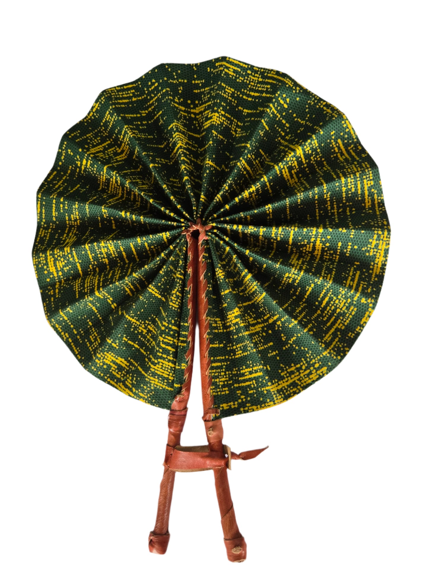 Ghanaian Fabric Fan - AB080